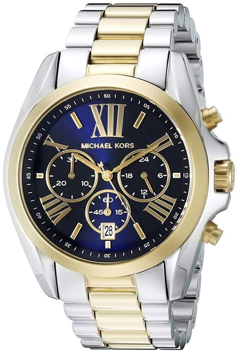 michael kors bradshaw two tone chronograph watch